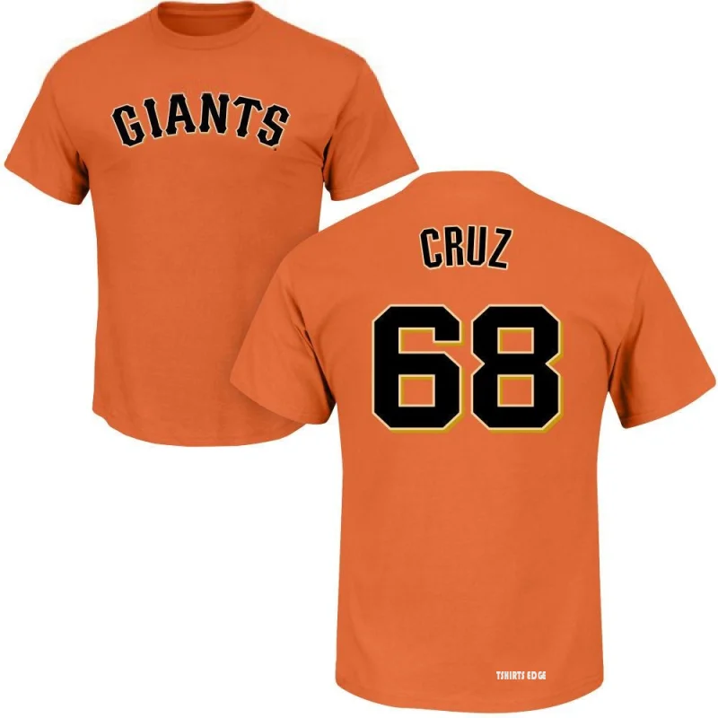 Jose Cruz Name & Number T-Shirt - Black - Tshirtsedge