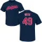 Jose Mesa Name & Number T-Shirt - Navy