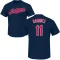 Jose Ramirez Name & Number T-Shirt - Navy