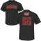 Jose Ruiz Name & Number T-Shirt - Black