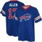 Josh Allen Name & Number Game Day V-Neck T-Shirt - Blue