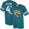 Josh Allen Name & Number Game Day V-Neck T-Shirt - Teal