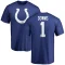 Josh Downs Name & Number T-Shirt - Royal