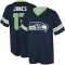 Josh Jones Name & Number Game Day V-Neck T-Shirt - Navy