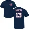 Josh Rogers Name & Number T-Shirt - Navy