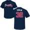 Josh Tomlin Name & Number T-Shirt - Navy