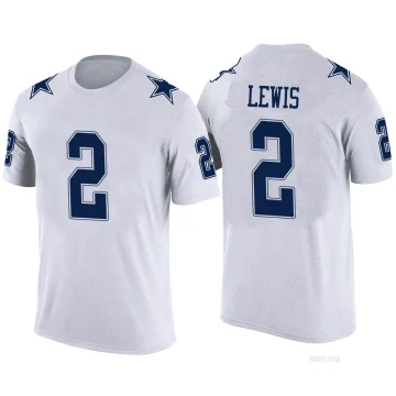 Jourdan Lewis Dallas Cowboys Men's Gray Name & Number Logo T-shirt 