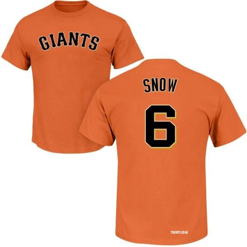 J.t. Snow T-Shirts, J.t. Snow Name & Number Shirts - Giants T