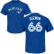 Juan Guzman Name & Number T-Shirt - Royal