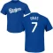 Julio Urias Name & Number T-Shirt - Royal