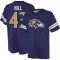 Justice Hill Name & Number Game Day V-Neck T-Shirt - Purple