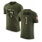 Justin Fields Legend Salute to Service T-Shirt - Olive