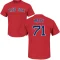 Justin Haley Name & Number T-Shirt - Scarlet