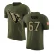 Justin Pugh Legend Salute to Service T-Shirt - Olive