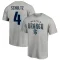 Justin Schultz Name & Number Lockup T-Shirt - Gray