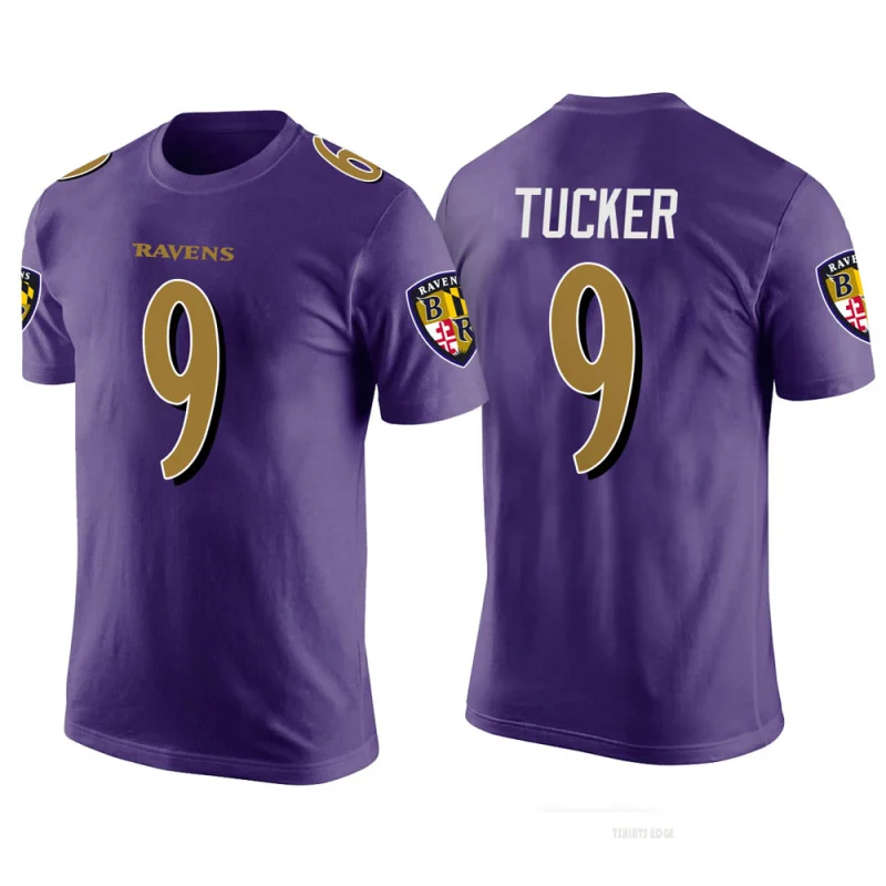 Justin Tucker Legend Color Rush T-Shirt - Purple - Tshirtsedge