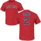 Justin Turner Name & Number T-Shirt - Scarlet