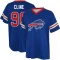 Kameron Cline Name & Number Game Day V-Neck T-Shirt - Blue