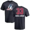 Kareem Abdul-Jabbar Name and Number Banner Wave T-Shirt - Navy