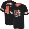 Keandre Jones Name & Number Game Day V-Neck T-Shirt - Black