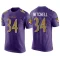 Keaton Mitchell Legend Color Rush T-Shirt - Purple