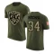 Keaton Mitchell Legend Salute to Service T-Shirt - Olive