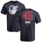 Keegan Akin Name and Number Banner Wave T-Shirt - Navy