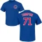 Keegan Thompson Name & Number T-Shirt - Royal