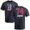 Kenley Jansen Name and Number Banner Wave T-Shirt - Navy