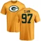 Kenny Clark Name & Number T-Shirt - Gold