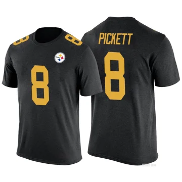 Kenny Pickett Pittsburgh Steelers Men's Backer T-Shirt - Ash