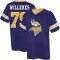 Kenny Willekes Name & Number Game Day V-Neck T-Shirt - Purple