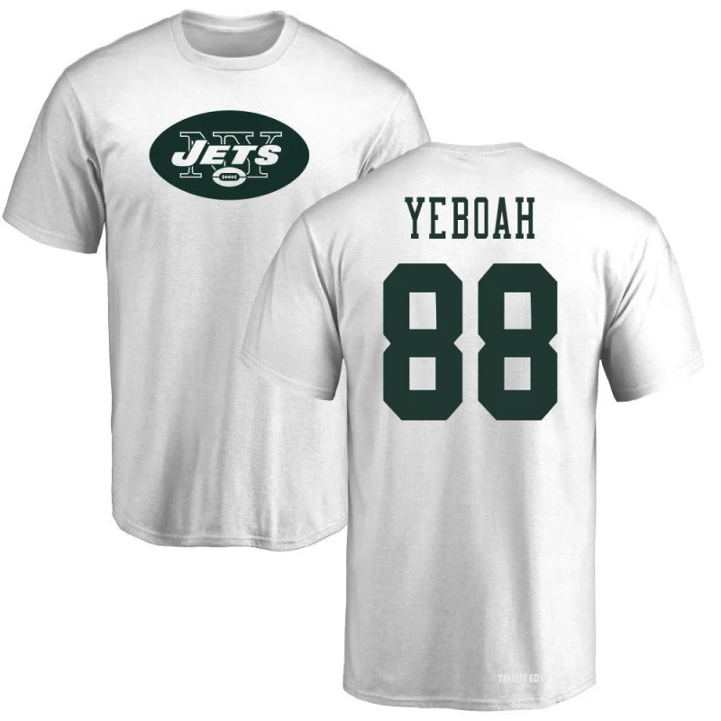 Tshirtsedge Kenny Yeboah Name & Number T-Shirt - White