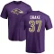 Kenyan Drake Name & Number T-Shirt - Purple