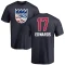 Kessler Edwards Name and Number Banner Wave T-Shirt - Navy