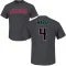 Ketel Marte Name & Number T-Shirt - Charcoal