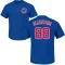 Kevin Alcantara Name & Number T-Shirt - Royal