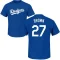 Kevin Brown Name & Number T-Shirt - Royal