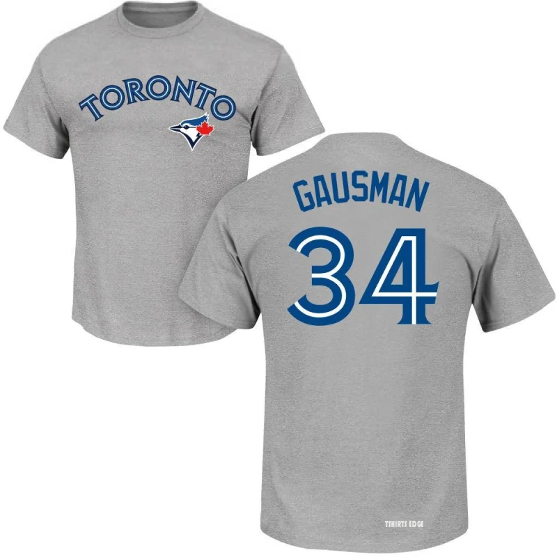 Kevin Gausman Name & Number T-Shirt - Gray - Tshirtsedge