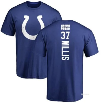 Women's Khari Willis Backer Slim Fit T-Shirt - Royal - Tshirtsedge