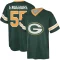 Kingsley Enagbare Name & Number Game Day V-Neck T-Shirt - Green