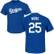 Kolten Wong Name & Number T-Shirt - Royal