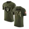 Kolton Miller Legend Salute to Service T-Shirt - Olive