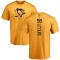 Kris Letang One Color Backer T-Shirt - Gold