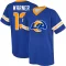 Kurt Warner Name & Number Game Day V-Neck T-Shirt - Royal