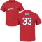 Kwang Hyun Kim Name & Number T-Shirt - Red