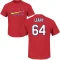 Kyle Leahy Name & Number T-Shirt - Red