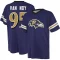 Kyle Van Noy Name & Number Game Day V-Neck T-Shirt - Purple