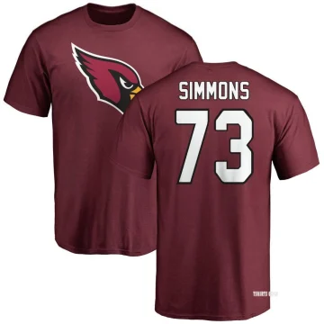 Lachavious Simmons Name & Number Game Day V-Neck T-Shirt - Red - Tshirtsedge