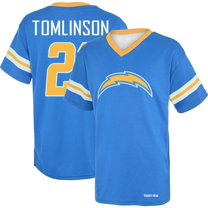 LaDainian Tomlinson Name & Number Game Day V-Neck T-Shirt - Royal -  Tshirtsedge